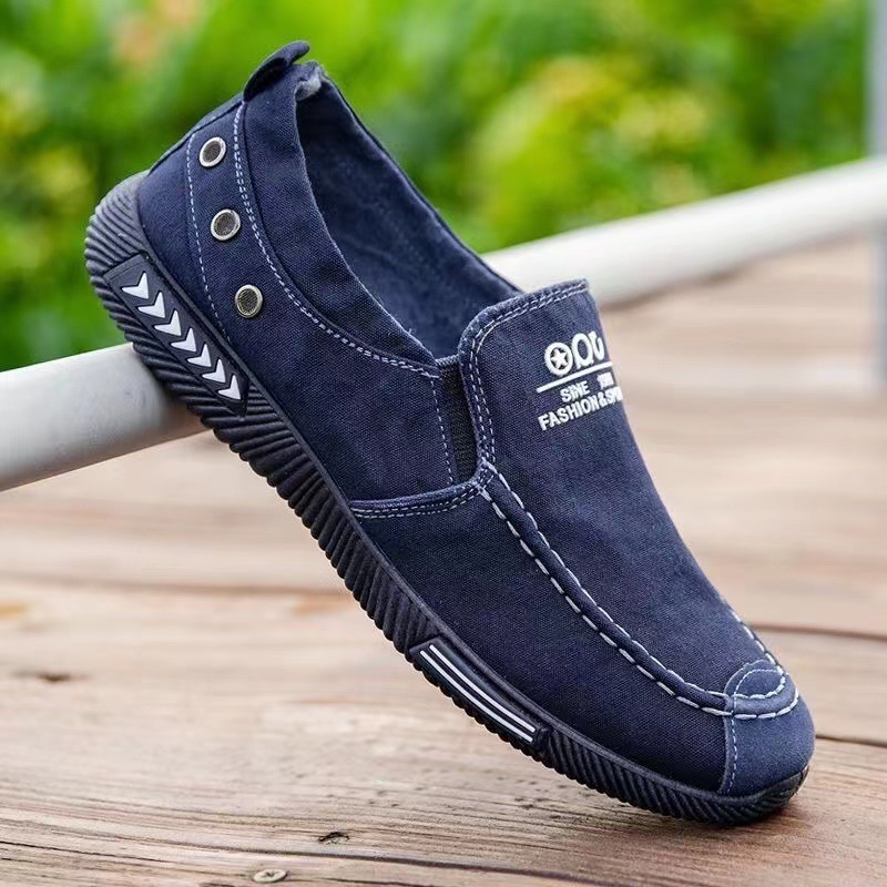 Sneaker Career - Luxury Designer Men's Canvas Shoes Slip
