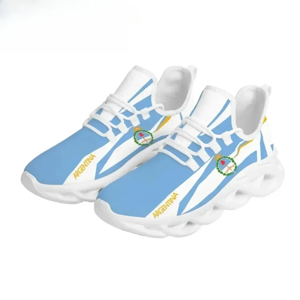 Sneaker Career - Argentina Flag Design Casual Shoes Sun