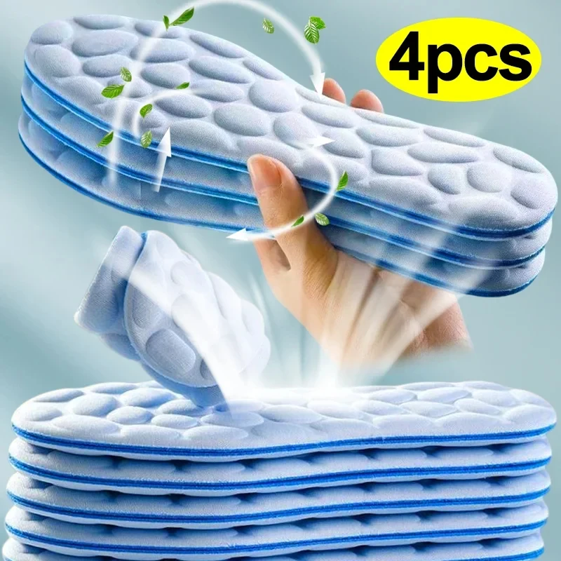 Insole Memory Foam - 2/4pcs Soft Massage Memory Foam Insoles