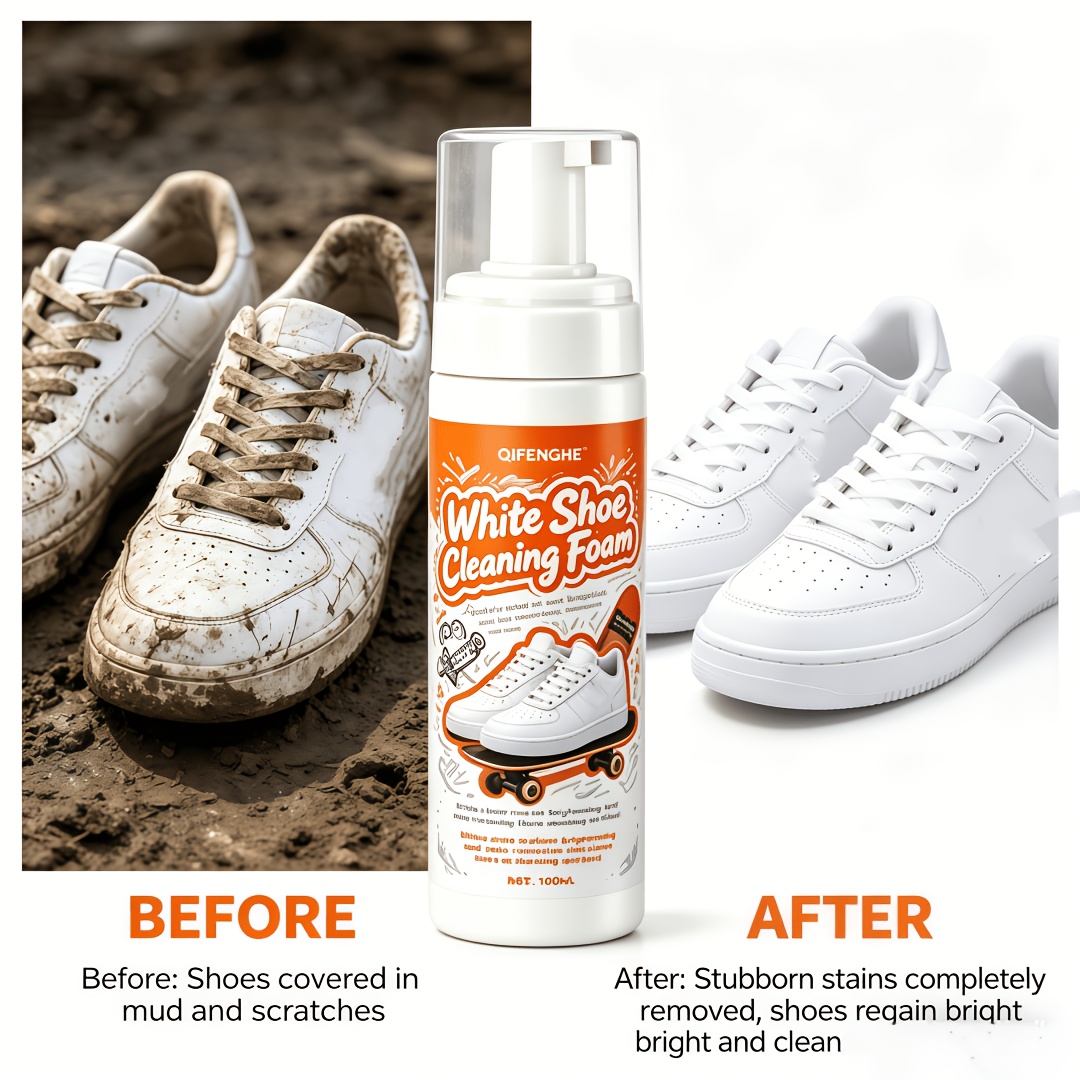Portable No Rinse White Shoe C - Sneaker Cleaner review and price