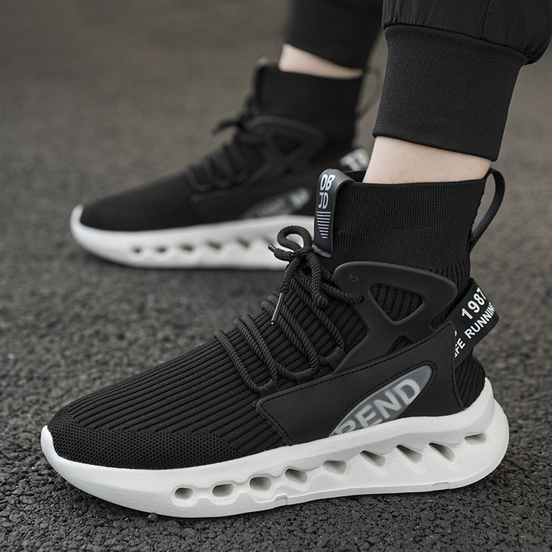 Trendy Men High Top Sock Shoes - Sneaker Career review and price