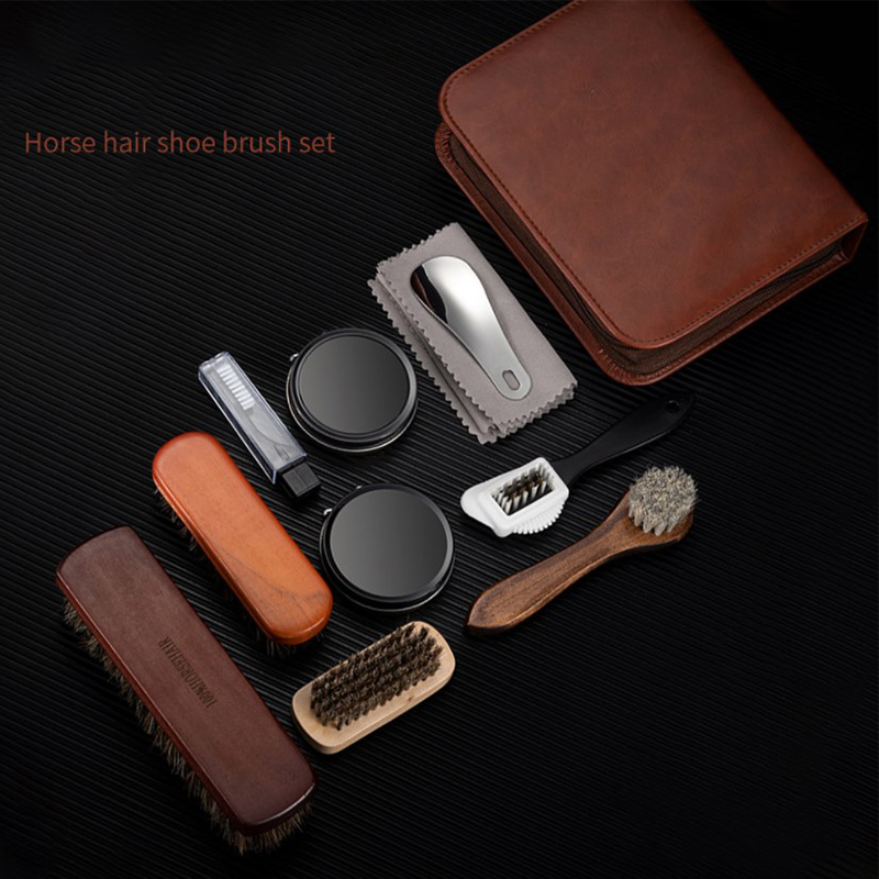 HorseHair Shoe Brush Set Leath - Sneaker Care Kit review and price