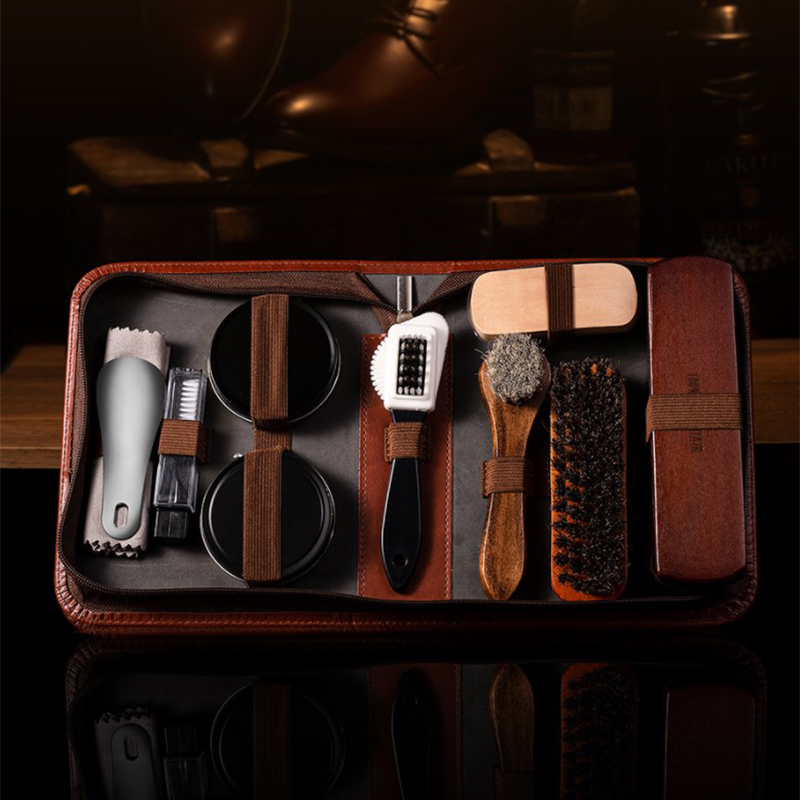 HorseHair Shoe Brush Set Leath - Sneaker Care Kit review and price