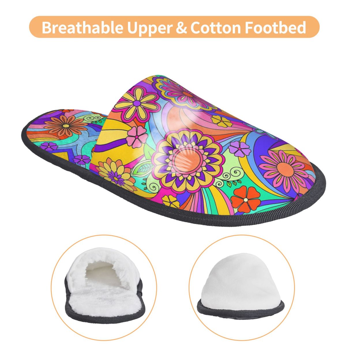 Custom Groovy Psychedelic Flow - Insole Memory Foam review and price
