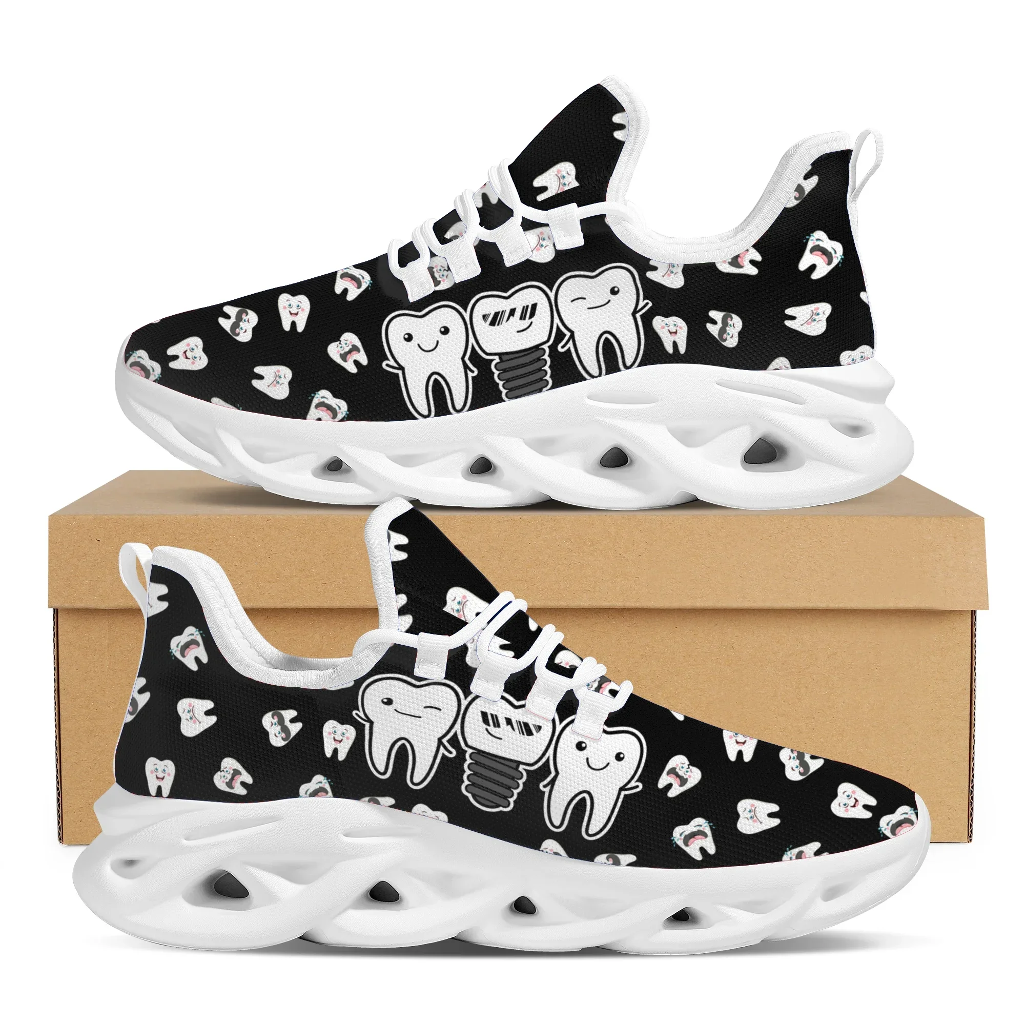 Gradient Cute Crown Tooth Prin - Sneaker Career review and price