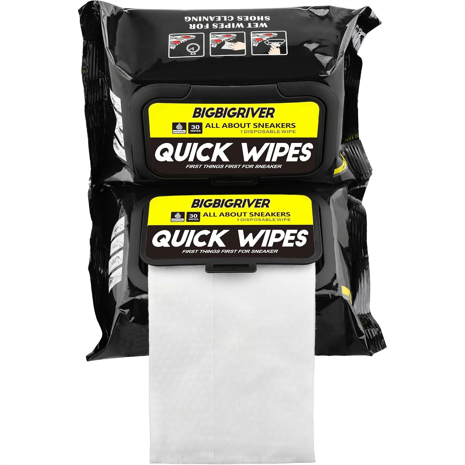 Shoe Wipes 2 Pack 60 Pcs Sneak - Sneaker Cleaner review and price