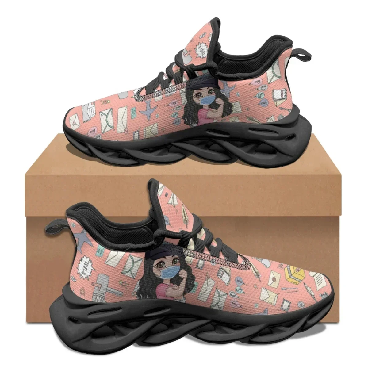 New Cartoon Postman Girl Desig - Sneaker Career review and price