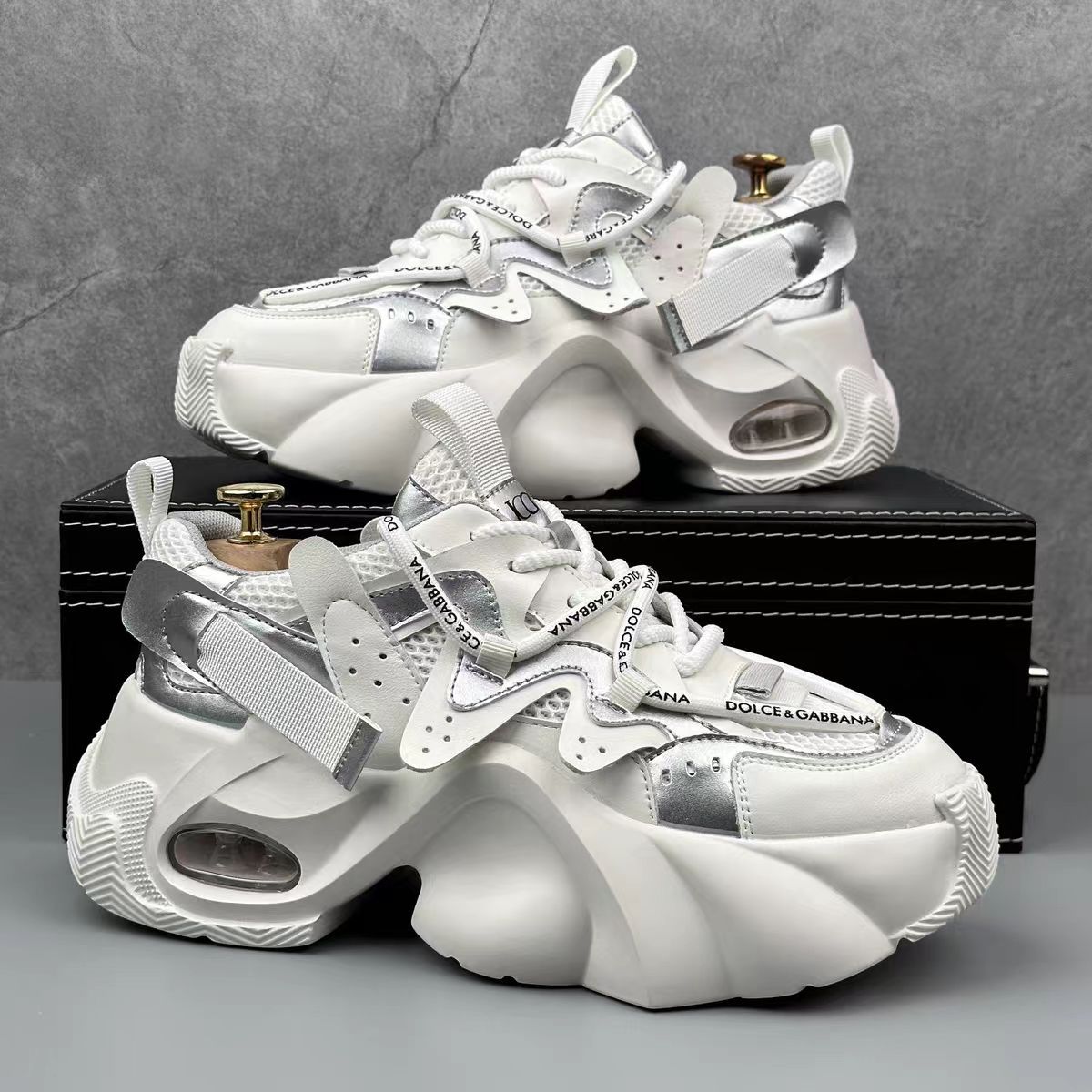 New Dad Shoes Color-blocked Ca - Sneaker Career review and price