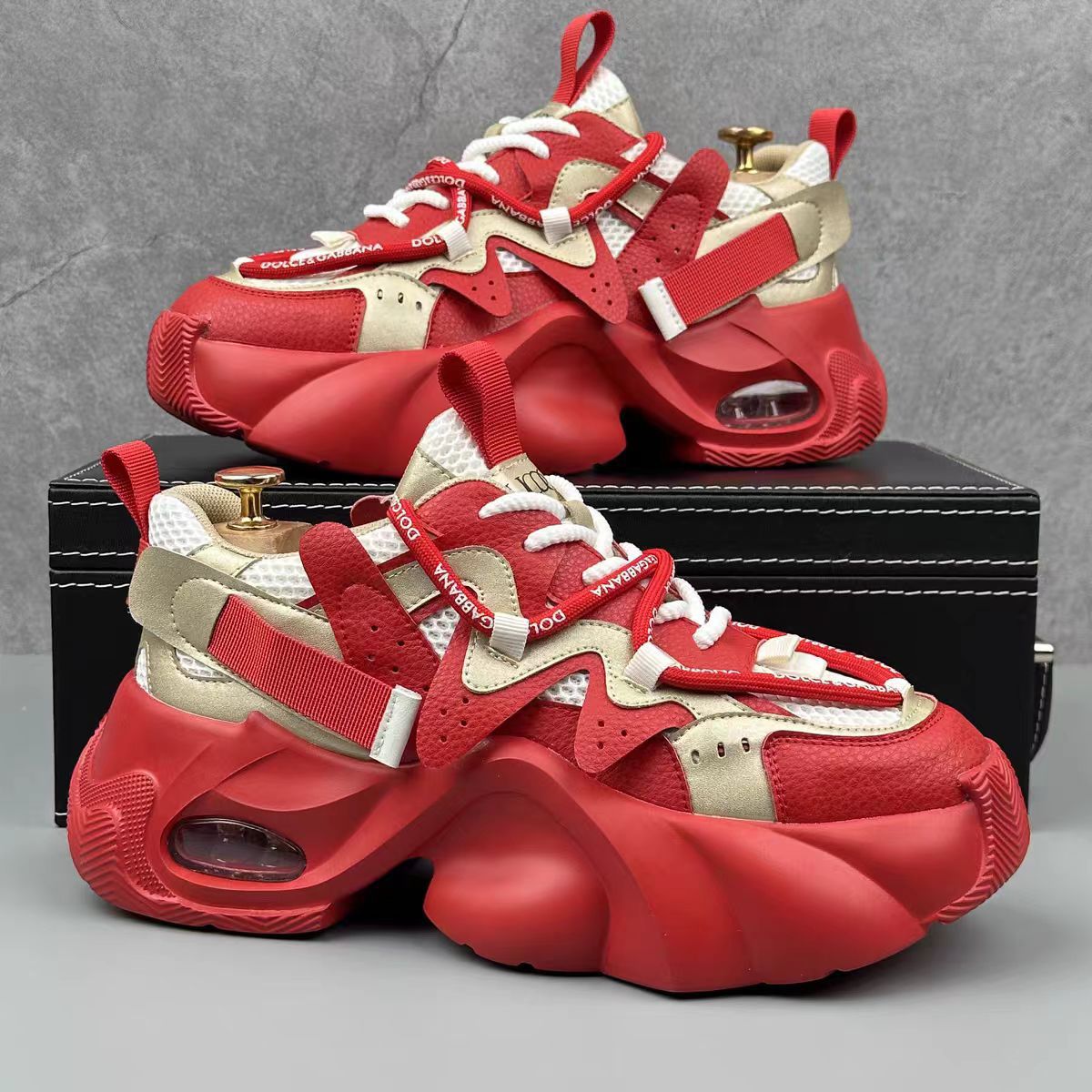 New Dad Shoes Color-blocked Ca - Sneaker Career review and price