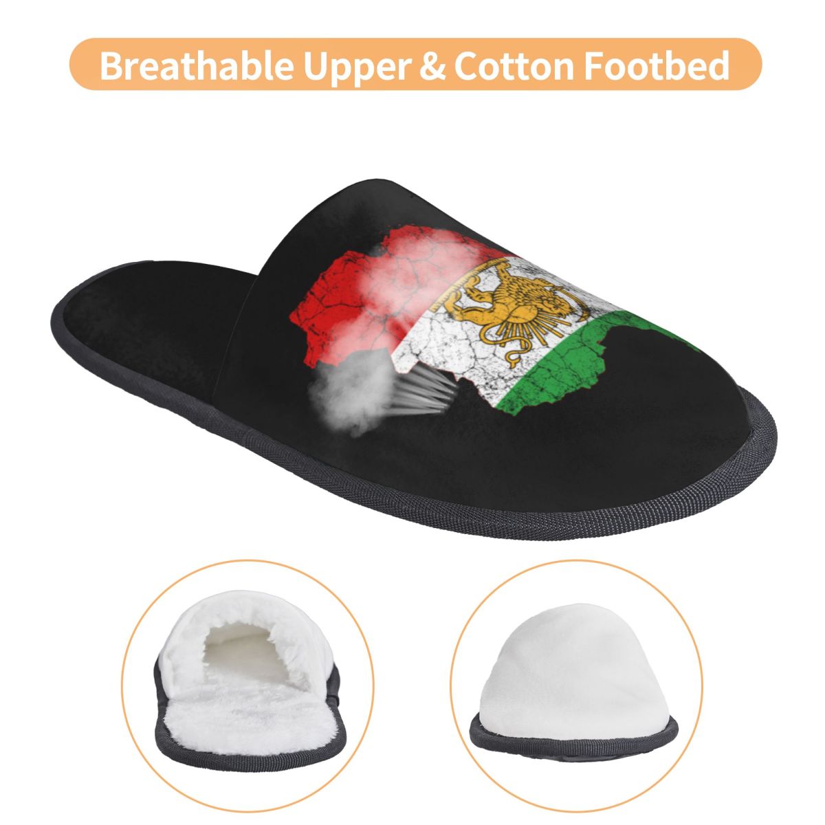 Custom Iran Flag Map With Lion - Insole Memory Foam review and price